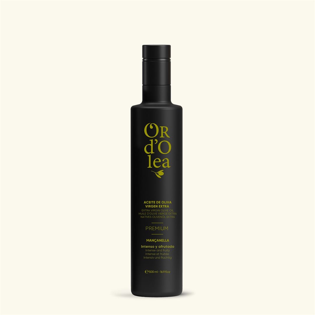 OR D'OLEA | Aceite de oliva virgen extra Variedad Mançanella PREMIUM 500ml