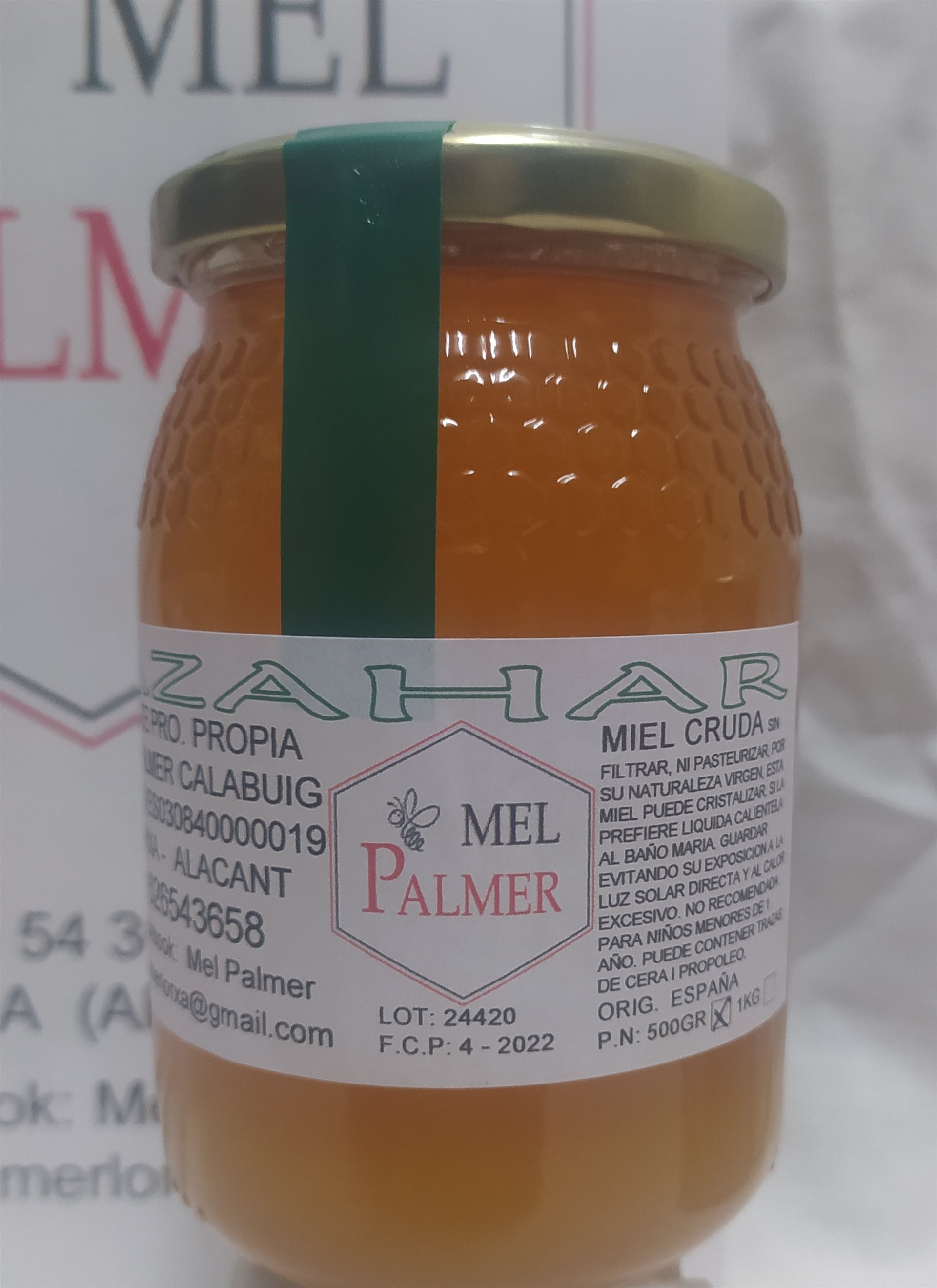MIEL DE AZAHAR 500 GR
