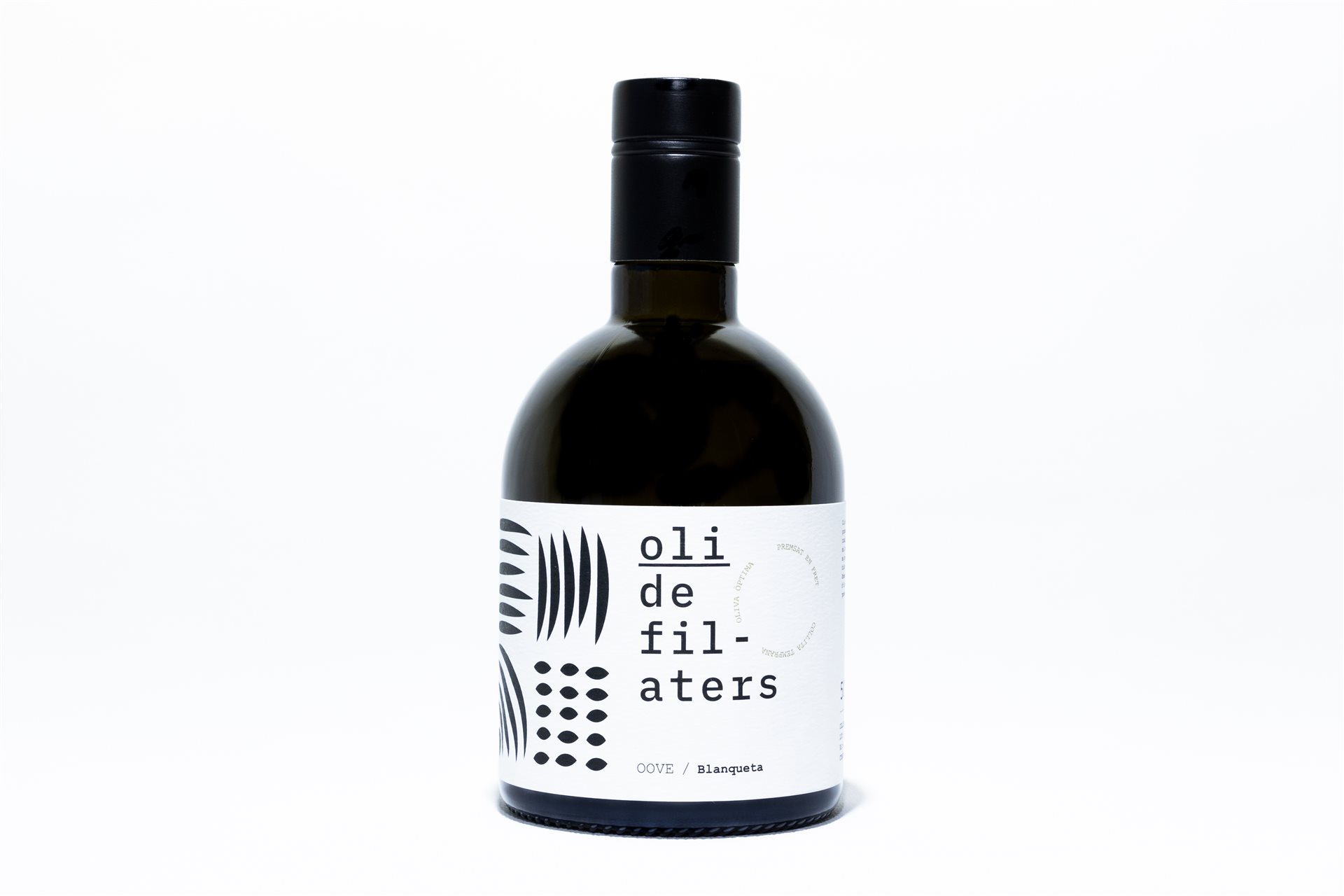 Oli d'Oliva Verge Extra, ampolla de 500ml varietat Blanqueta